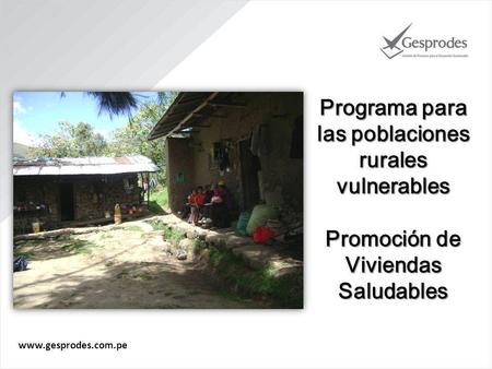 Programa para las poblaciones rurales vulnerables