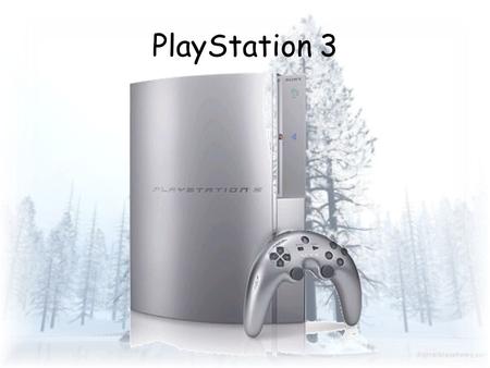 PlayStation 3. ¿Qué es? La PlayStation3 es la tercera videoconsola producida por Sony, creada para suceder a la PlayStation 2. Esta consola de séptima.