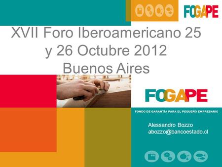 XVII Foro Iberoamericano 25 y 26 Octubre 2012