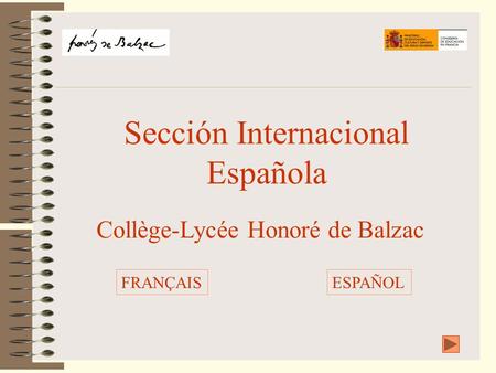 Sección Internacional Española