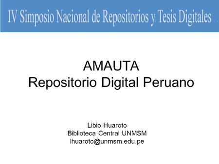 Repositorio Digital Peruano