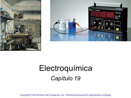 Electroquímica Capítulo 19