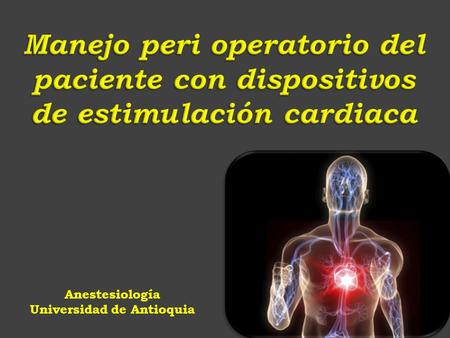Anestesiología Universidad de Antioquia