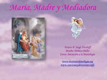 María, Madre y Mediadora