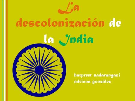 La descolonización de la India