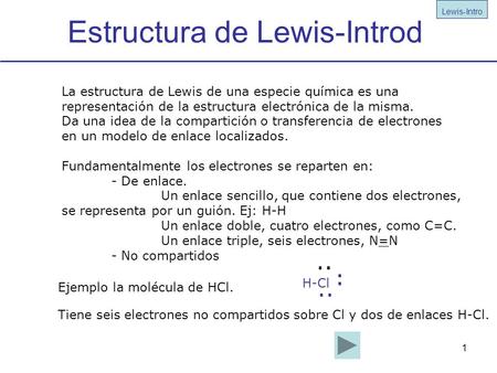 Estructura de Lewis-Introd
