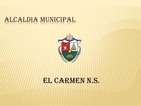 ALCALDIA MUNICIPAL EL CARMEN N.S..