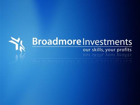 Broadmore Investments es una organización que ofrece servicios financieros de Asset Management y Trading Education. Administramos Capitales y Educamos.