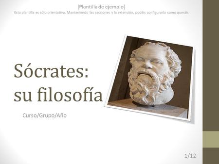 Sócrates: su filosofía