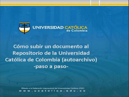 Página Web de la Universidad *********