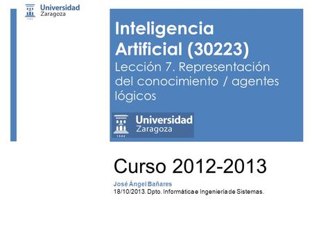Curso Inteligencia Artificial (30223)