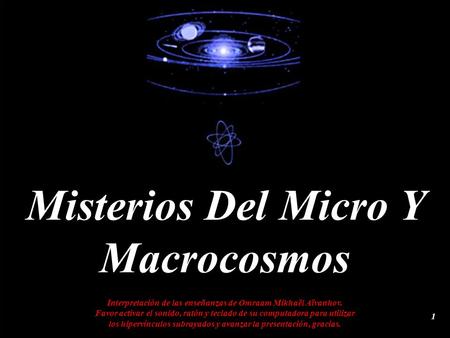Misterios Del Micro Y Macrocosmos