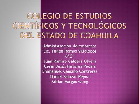 Colegio de Estudios Científicos y Tecnológicos del Estado de Coahuila