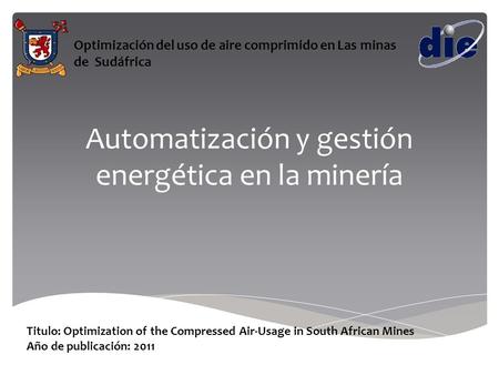 Automatización y gestión energética en la minería