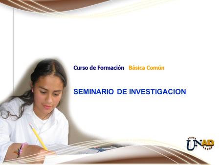 SEMINARIO DE INVESTIGACION