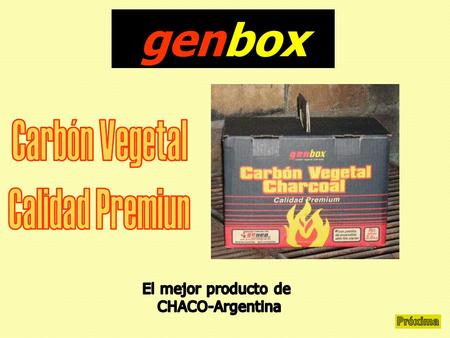 genbox Próxima Carbón Vegetal Calidad Premiun El mejor producto de