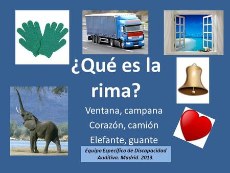 Ventana, campana Corazón, camión Elefante, guante