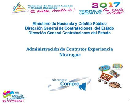 Administración de Contratos Experiencia Nicaragua