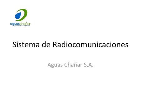 Sistema de Radiocomunicaciones
