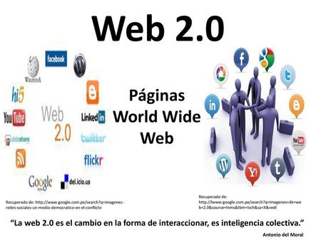 Web 2.0 Páginas World Wide Web