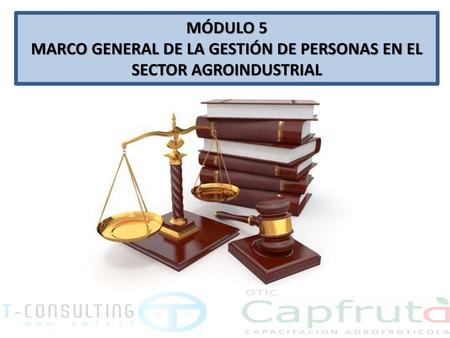 MARCO GENERAL DE LA GESTIÓN DE PERSONAS EN EL SECTOR AGROINDUSTRIAL