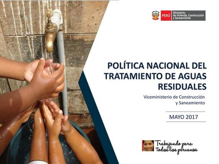 POLÍTICA NACIONAL DEL TRATAMIENTO DE AGUAS RESIDUALES