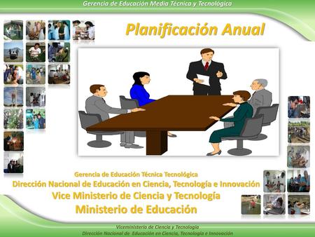 Planificación Anual Ministerio de Educación