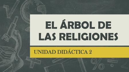 EL ÁRBOL DE LAS RELIGIONES