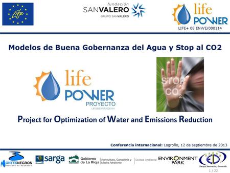 Project for Optimization of Water and Emissions Reduction