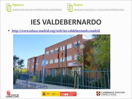 IES VALDEBERNARDO http://www.educa.madrid.org/web/ies.valdebernardo.madrid.