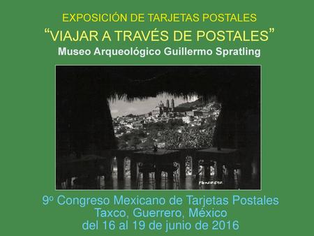 9o Congreso Mexicano de Tarjetas Postales