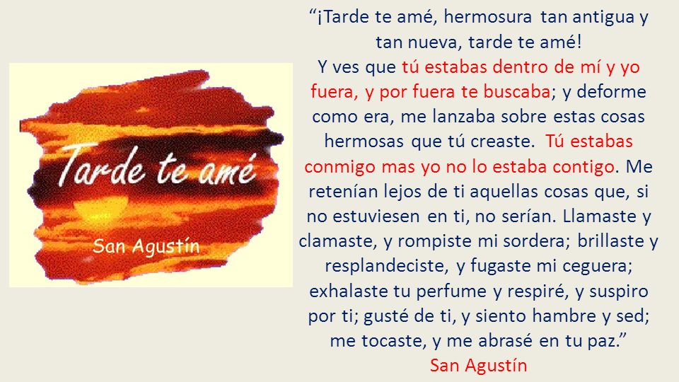 Resultado de imagen para tarde te ame