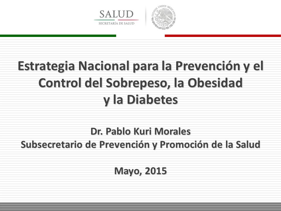 Subsecretario de Prevención y Promoción de la Salud - ppt Subsecretario de Prevención y Promoción de la Salud - ppt