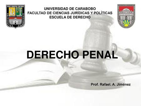 UNIVERSIDAD DE CARABOBO FACULTAD DE CIENCIAS JURÍDICAS Y POLÍTICAS