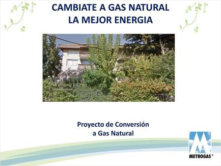 Proyecto de Conversión a Gas Natural