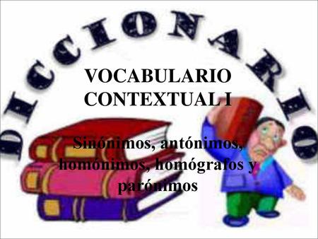 VOCABULARIO CONTEXTUAL I