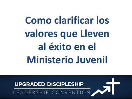 EL PROPOSITO DEL MINISTERIO JUVENIL