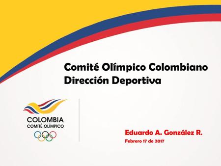 Comité Olímpico Colombiano Dirección Deportiva