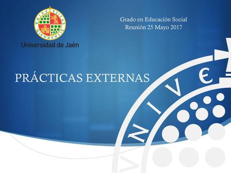 Grado en Educación Social Reunión 25 Mayo 2017