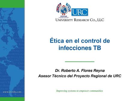 Ética en el control de infecciones TB
