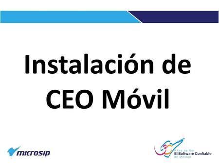 Instalación de CEO Móvil