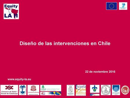 Diseño de las intervenciones en Chile