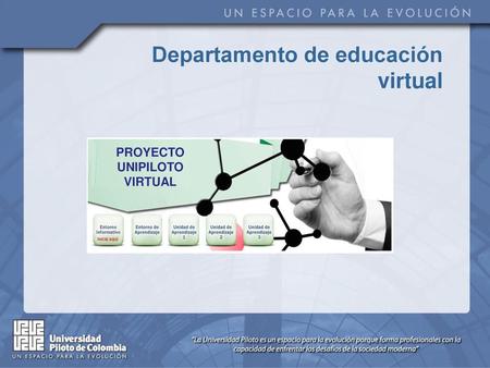 Departamento de educación virtual