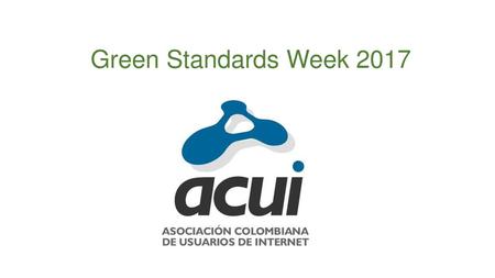 Green Standards Week 2017.