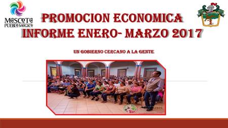 PROMOCION ECONOMICA informe ENERO- MARZO 2017
