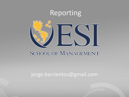 Reporting jorge.barrientos@gmail.com.