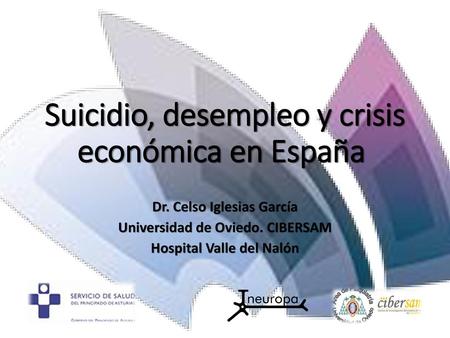 Suicidio, desempleo y crisis económica en España