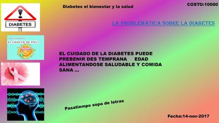 La problemática sobre la diabetes