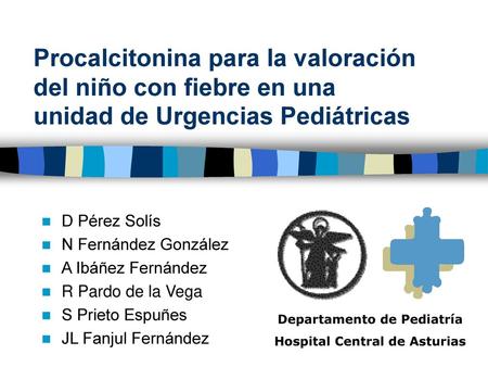 Departamento de Pediatría Hospital Central de Asturias