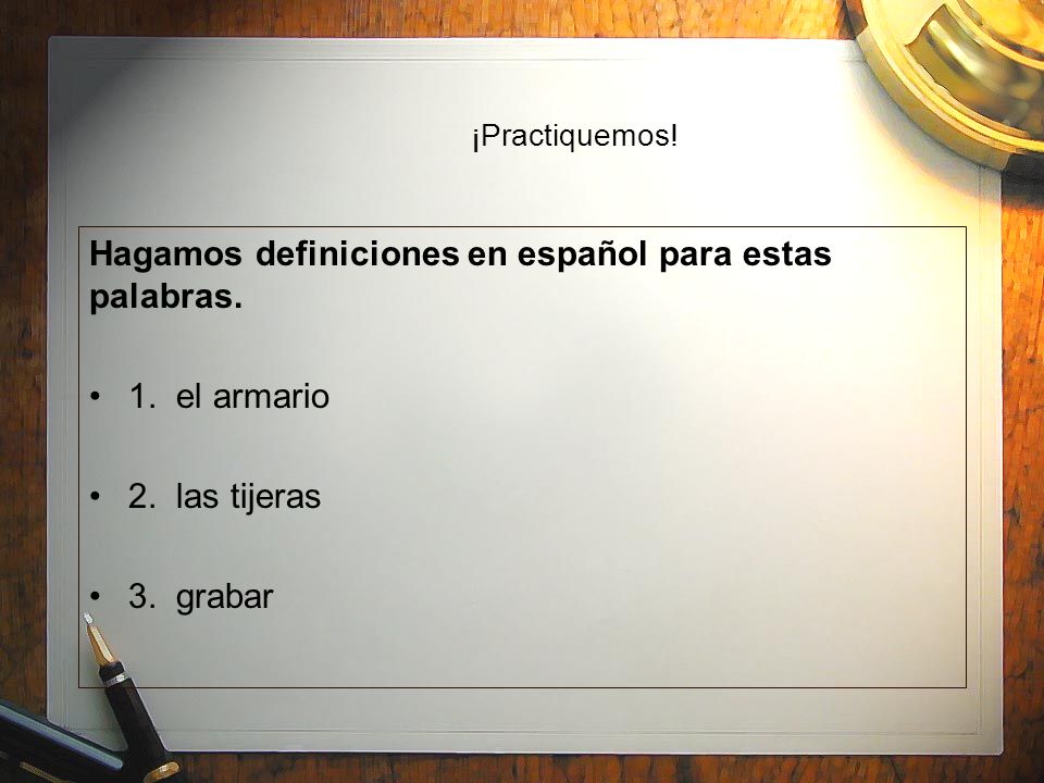Las tres reglas de oro 1 No uses la palabra en la definición ppt descargar Aparador Estreito Para Corredor ~ Las tres reglas de oro 1 No uses la palabra en la definición ppt descargar